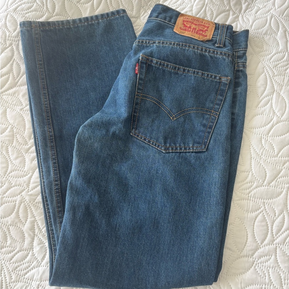 Levi's Blue Denim Jeans - 550 Relaxed